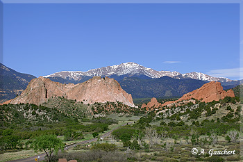 Blick in den Garden of the Gods Park